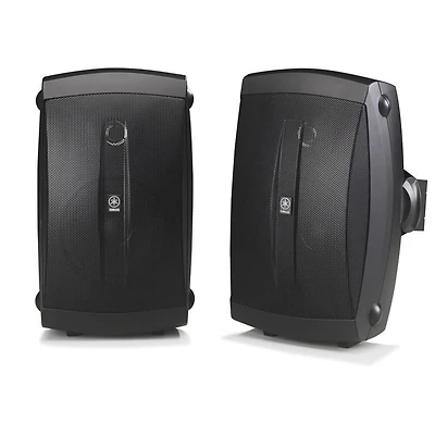 Outdoor Bookshelf Speaker (Pair) - Black - OPEN BOX