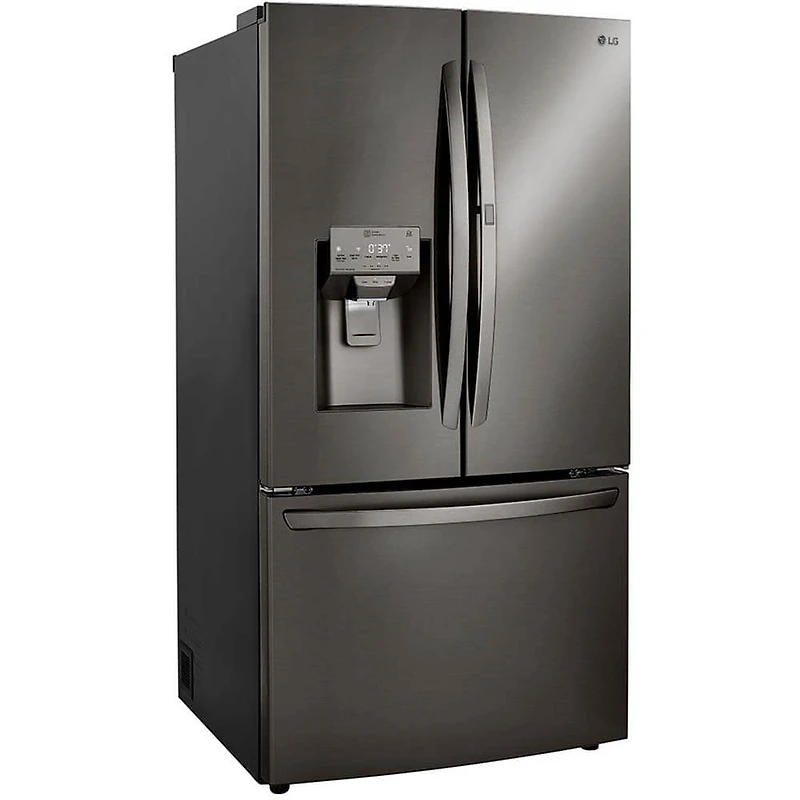 30 Cu. Ft. Black Stainless French-Door Smart Refrigerator - OPEN BOX