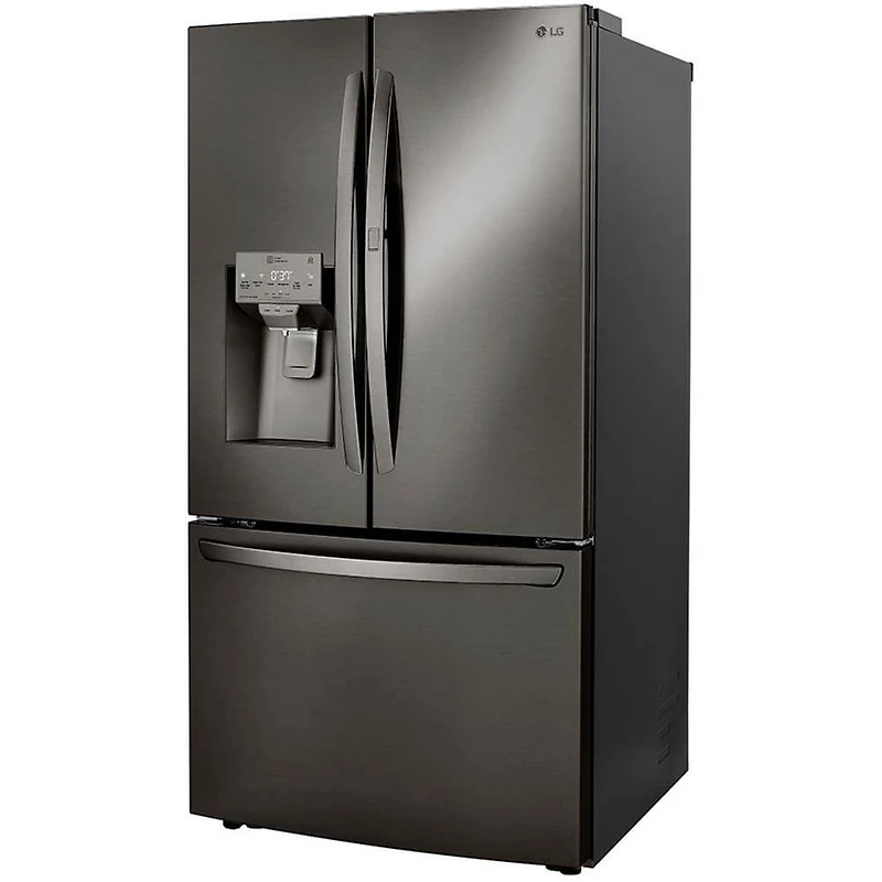 30 Cu. Ft. Black Stainless French-Door Smart Refrigerator - OPEN BOX
