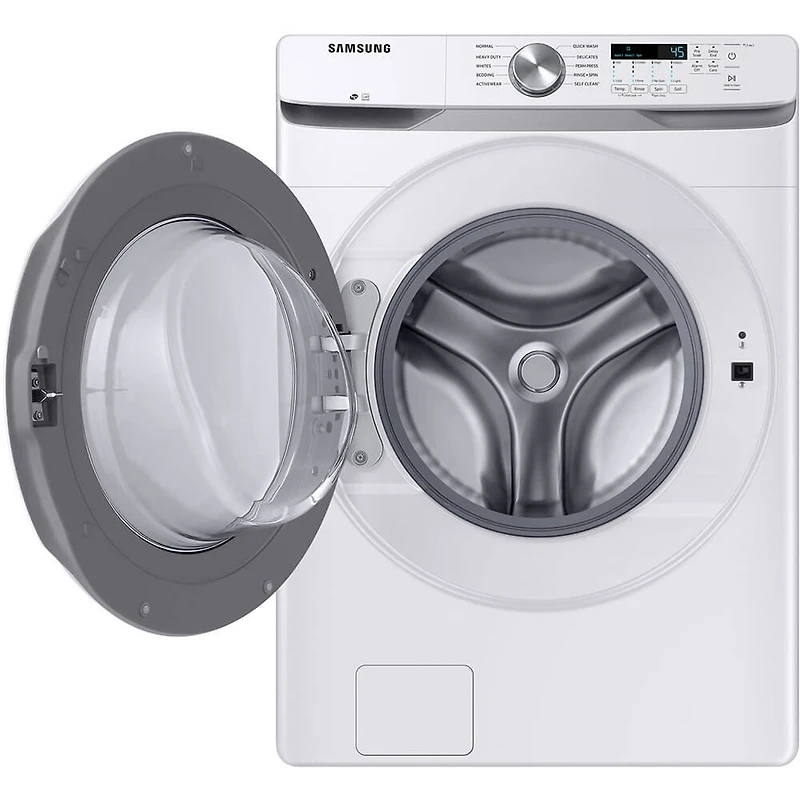 4.5 Cu. Ft. Front Load Washer with Shallow Depth in White