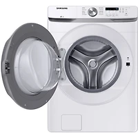 4.5 Cu. Ft. Front Load Washer with Shallow Depth in White