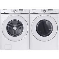 4.5 Cu. Ft. Front Load Washer with Shallow Depth in White