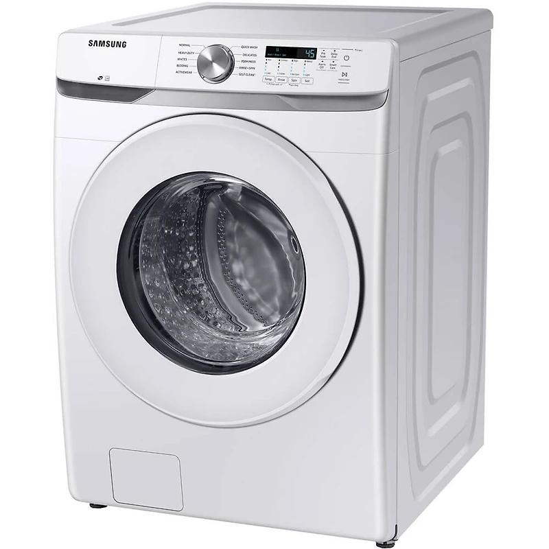4.5 Cu. Ft. Front Load Washer with Shallow Depth in White