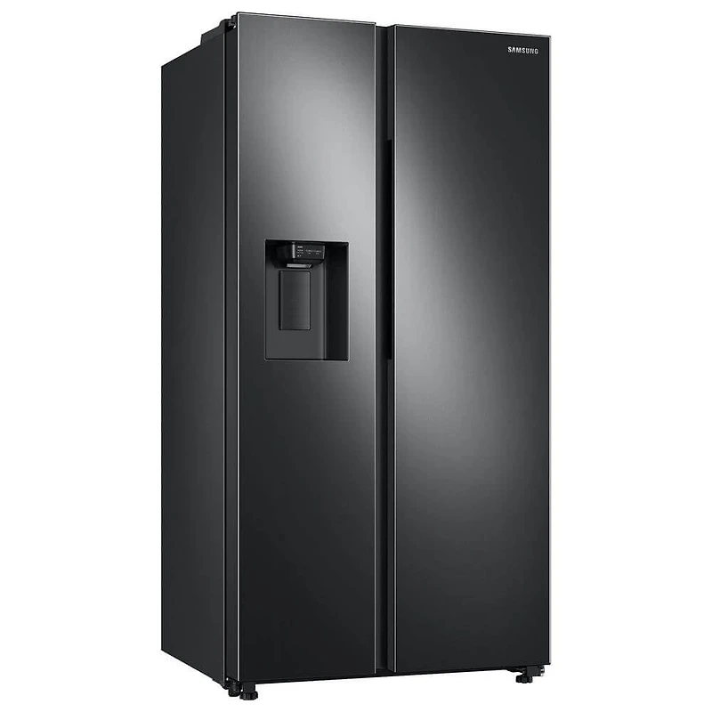 22 Cu. Ft. Black Stainless Steel Side-by-Side Counter-Depth Refrigerator - OPEN BOX