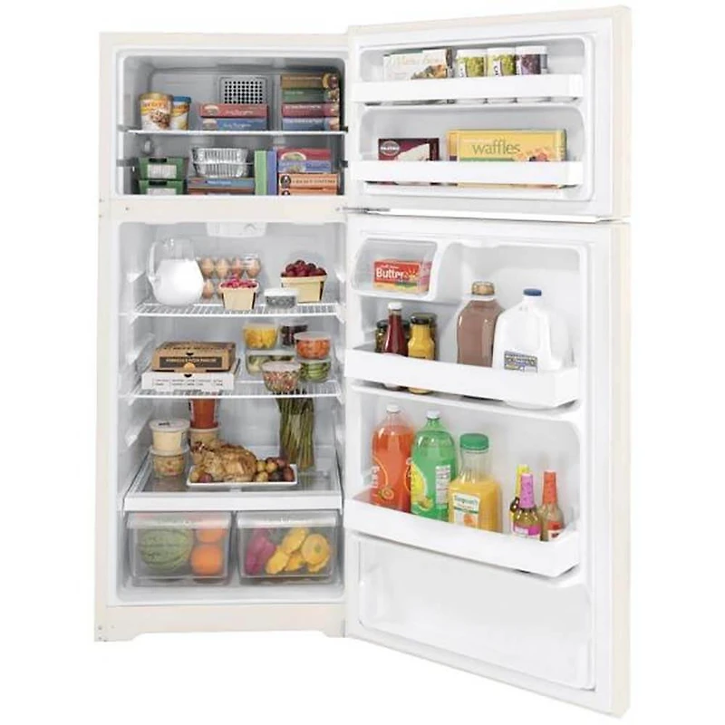 16.6 Cu. Ft. Bisque Top Freezer Refrigerator