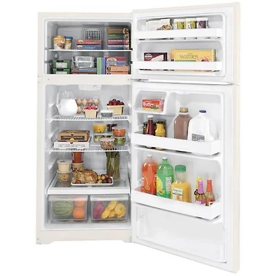 16.6 Cu. Ft. Bisque Top Freezer Refrigerator