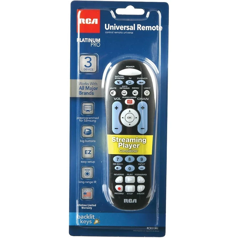 3-Device Universal Remote Control