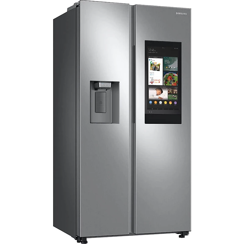 22 Cu. Ft. Stainless Side by Side Refrigerator with Hub