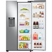 22 Cu. Ft. Stainless Side by Side Refrigerator with Hub 