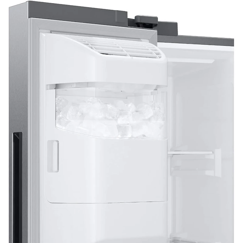 22 Cu. Ft. Stainless Side by Side Refrigerator with Hub