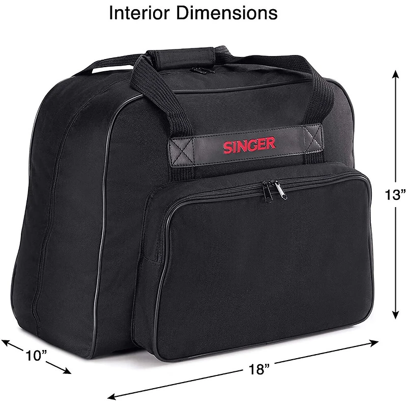 Universal Sewing Machine Canvas Carrying Tote Bag, Black