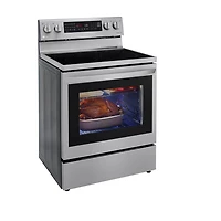 6.3 Cu. Ft. Stainless Freestanding Electric Range with True Convection Oven