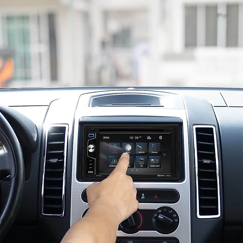 6.2 inch - Built-in Bluetooth - In-Dash CD/DVD/DM Receiver