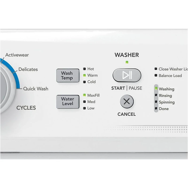 Electric Washer/Dryer Laundry Center - 3.9 Cu. Ft Washer and 5.6 Cu. Ft. Dryer