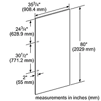 36 inch Flat Panel Stainless Steel