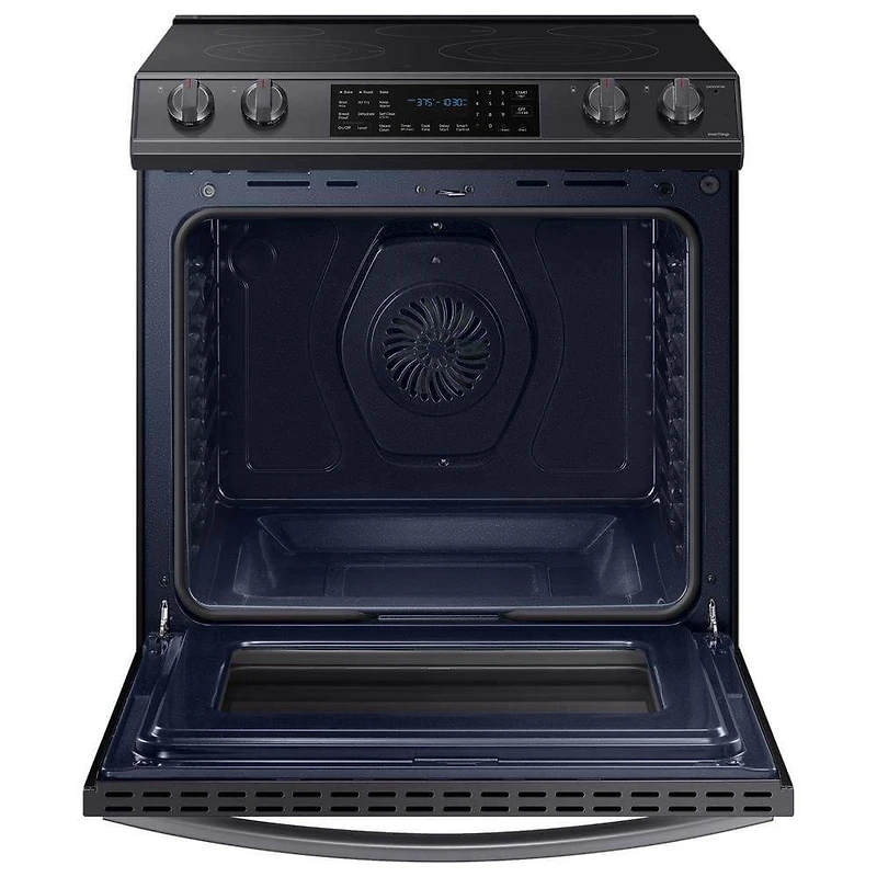 6.3 Cu. Ft. Black Stainless Slide-in Electric Range