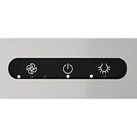 36 inch Convertible Curved Glass Wall-Mount Chimney Range Hood