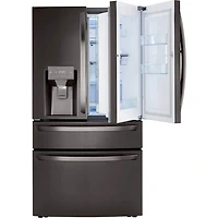 30 Cu. Ft. Black Stainless French-door Smart Refrigerator
