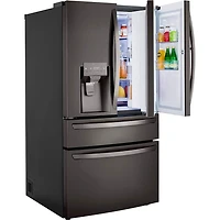 30 Cu. Ft. Black Stainless French-door Smart Refrigerator