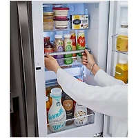 30 Cu. Ft. Black Stainless French-door Smart Refrigerator