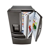 30 Cu. Ft. Black Stainless French-door Smart Refrigerator