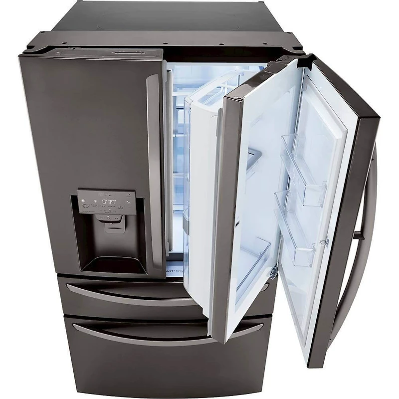 30 Cu. Ft. Black Stainless French-door Smart Refrigerator