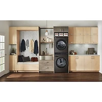 Single Unit Front Load Black Steel WashTower  - OPEN BOX