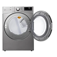 7.4 Cu. Ft. Ultra Large Capacity Smart wi-fi Enabled Graphite Front Load Electric Dryer - OPEN BOX