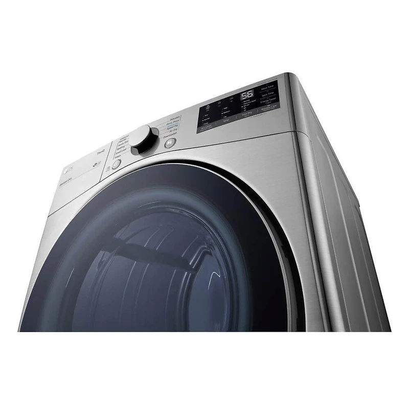 7.4 Cu. Ft. Ultra Large Capacity Smart wi-fi Enabled Graphite Front Load Electric Dryer - OPEN BOX