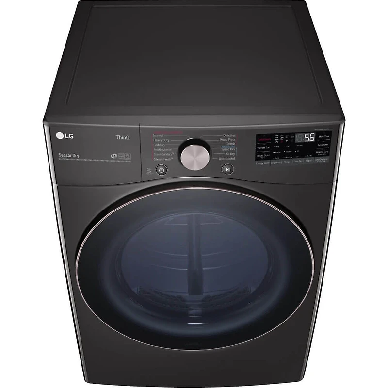 7.4 Cu. Ft. Black Stainless Ultra Large Capacity Front Load Electric Washer with TurboSteam