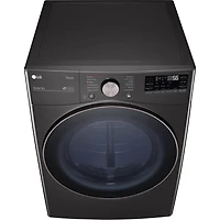 7.4 Cu. Ft. Black Stainless Ultra Large Capacity Front Load Electric Washer with TurboSteam