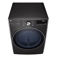 7.4 Cu. Ft. Black Steel Front Load Smart Electric Dryer with Steam - OPEN BOX