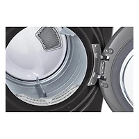 7.4 Cu. Ft. Black Steel Front Load Smart Electric Dryer with Steam - OPEN BOX