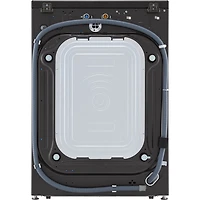 5 Cu. Ft. Black Steel Front Load Smart Washer with TurboWash 360