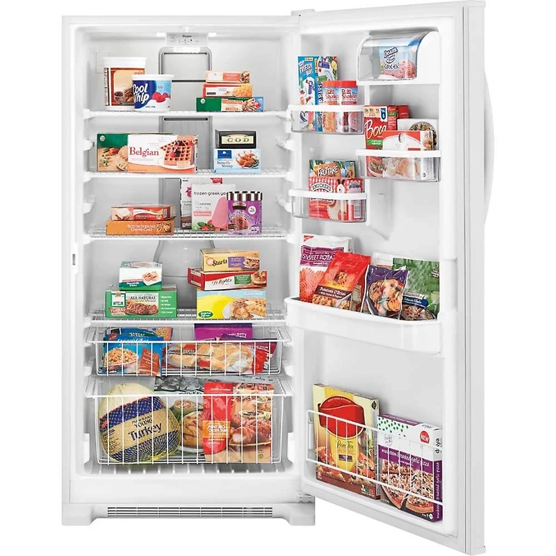 20 Cu. Ft. White Upright Freezer