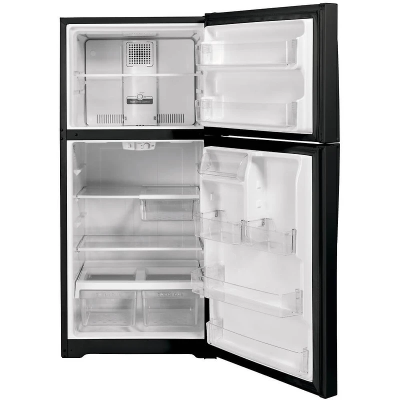 21.9 Cu. Ft. Top-Freezer Refrigerator in Black - OPEN BOX
