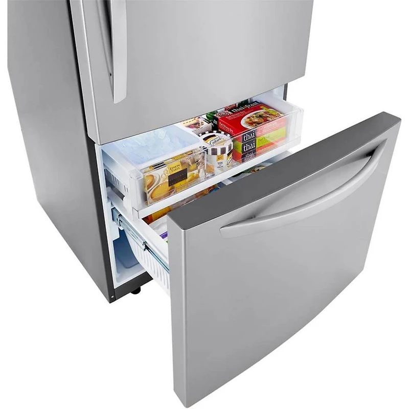 26 Cu. Ft. Stainless Bottom Freezer Refrigerator