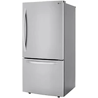 26 Cu. Ft. Stainless Bottom Freezer Refrigerator