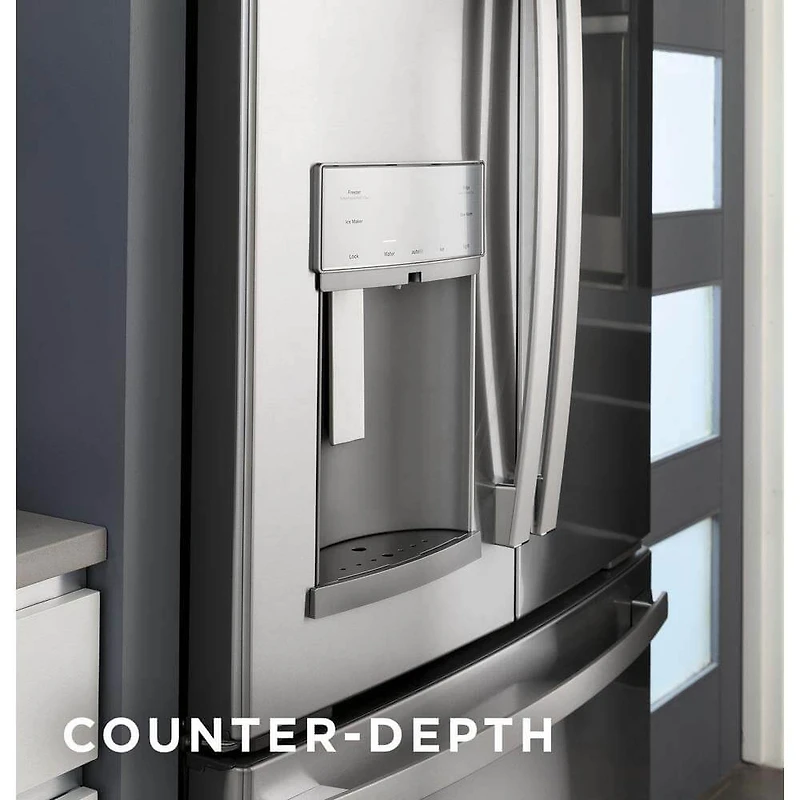 22.1 Cu. Ft. Stainless French Door Counter Depth Refrigerator