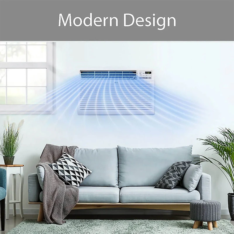 8,000 BTU Wall Air Conditioner, 115V, White