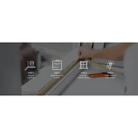 8,000 BTU Wall Air Conditioner, 115V, White