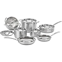 Multiclad Pro Triple Stainless Cookware 12 Piece Set