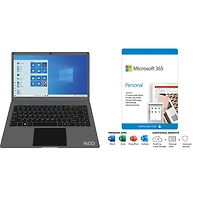 14.1 inch Ultra Thin Laptop - Elite Series, Intel Celeron CPU, 4GB Memory - Purple - OPEN BOX