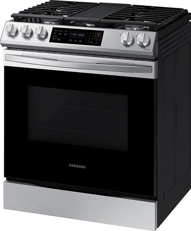 6.0 Cu. Ft. Stainless Slide-In Gas Range with Fan Convection