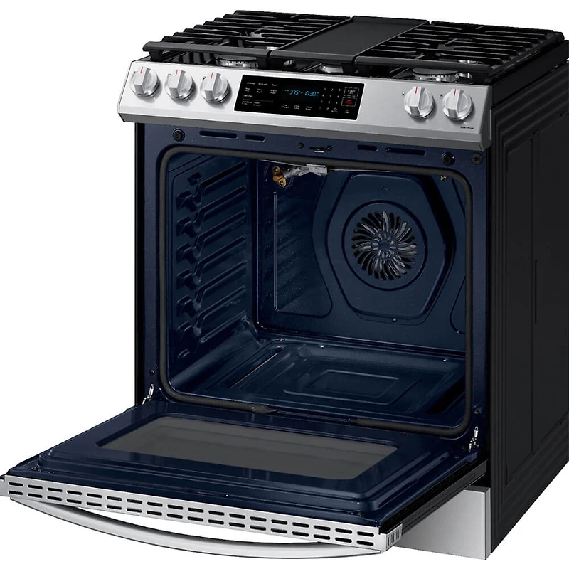 6.0 Cu. Ft. Stainless Slide-In Gas Range with Fan Convection