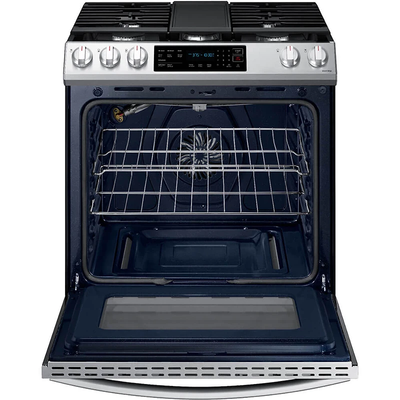 6.0 Cu. Ft. Stainless Slide-In Gas Range with Fan Convection