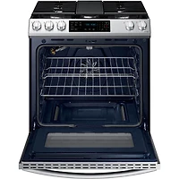 6.0 Cu. Ft. Stainless Slide-In Gas Range with Fan Convection
