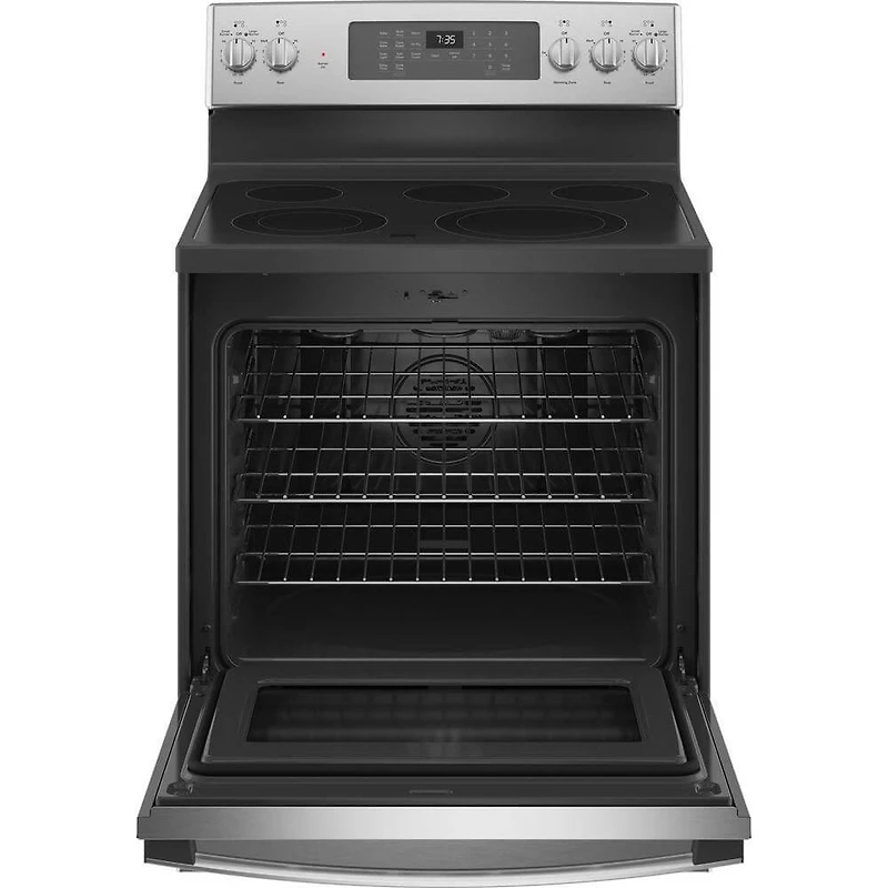 5.3 Cu. Ft. Stainless Steel Electric Convection Range with Air Fry - OPEN BOX