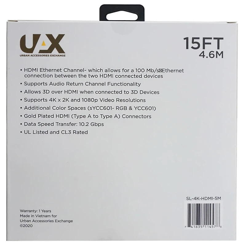 ft Active High Speed HDMI Cable