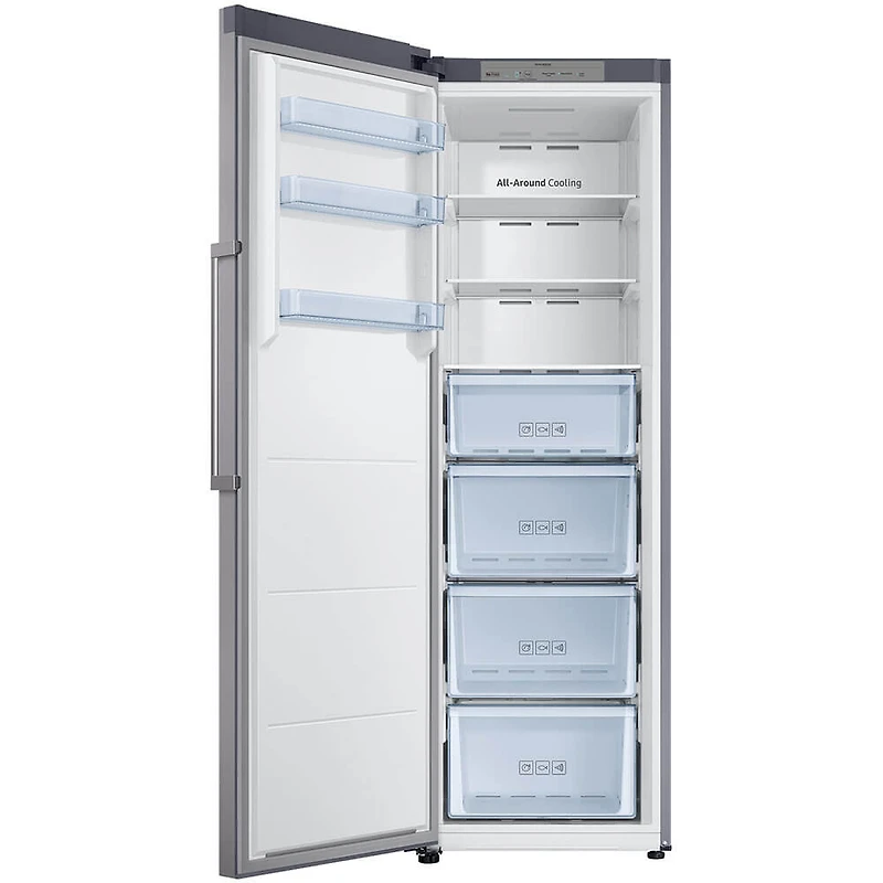 11.4 Cu. Ft. Stainless Look Convertible Upright Freezer